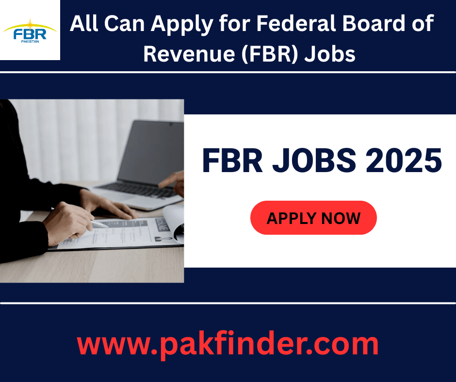 FBR jobs 2025 to Apply